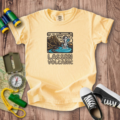 Lassen Volcanic National Park Kids Cotton T-Shirt