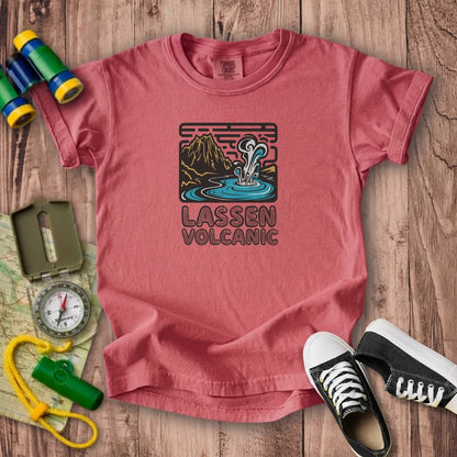 Lassen Volcanic National Park Kids Cotton T-Shirt