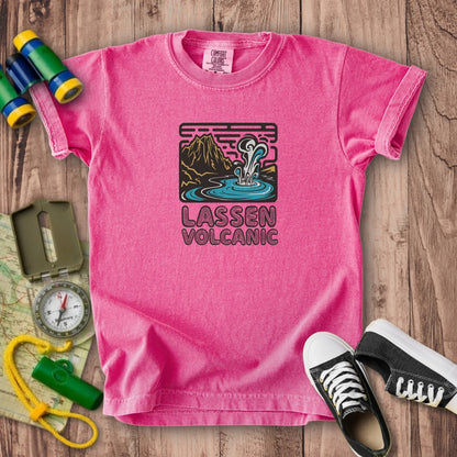 Lassen Volcanic National Park Kids Cotton T-Shirt