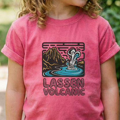 Lassen Volcanic National Park Kids Cotton T-Shirt