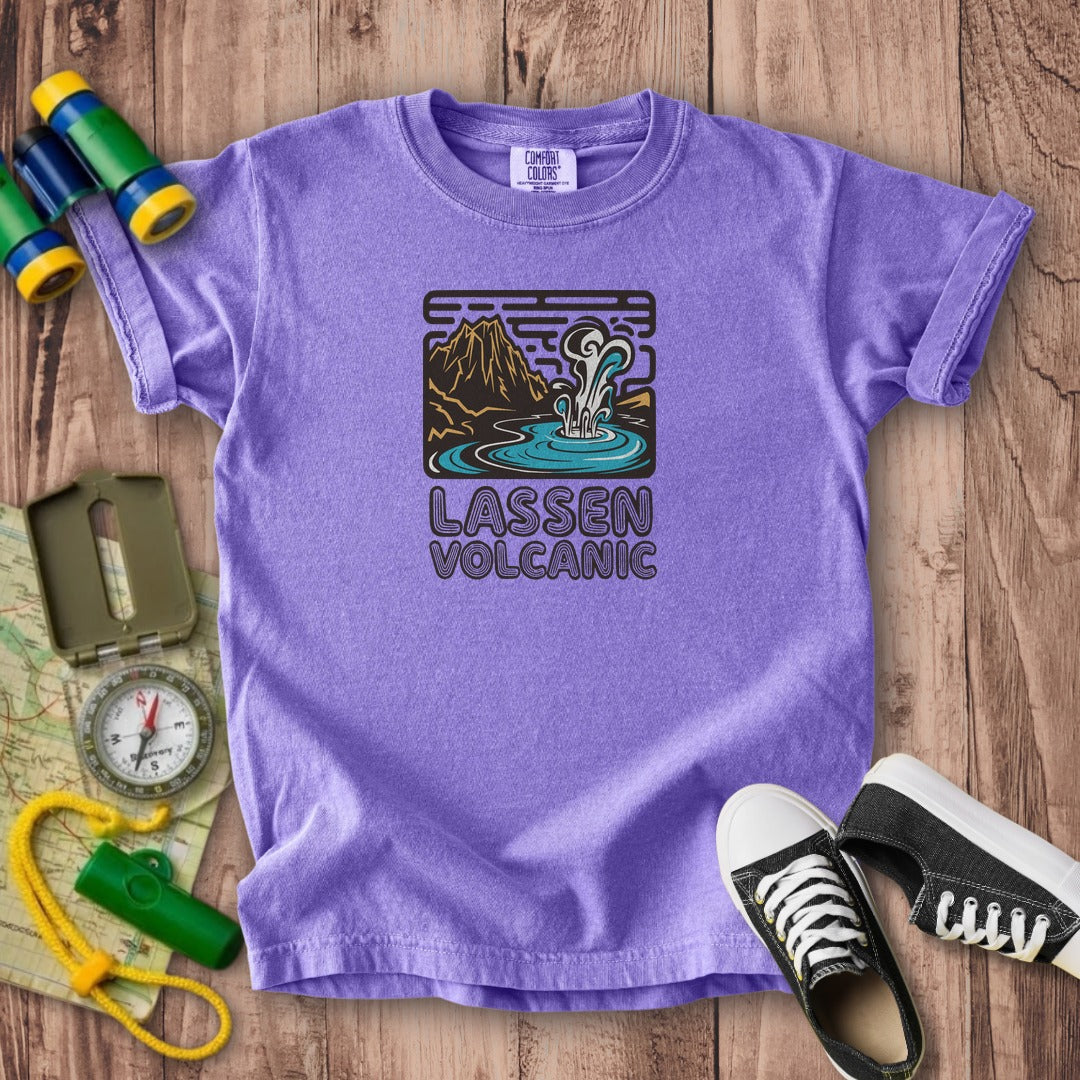 Lassen Volcanic National Park Kids Cotton T-Shirt