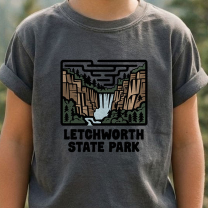Letchworth State Park Kids Cotton T-Shirt