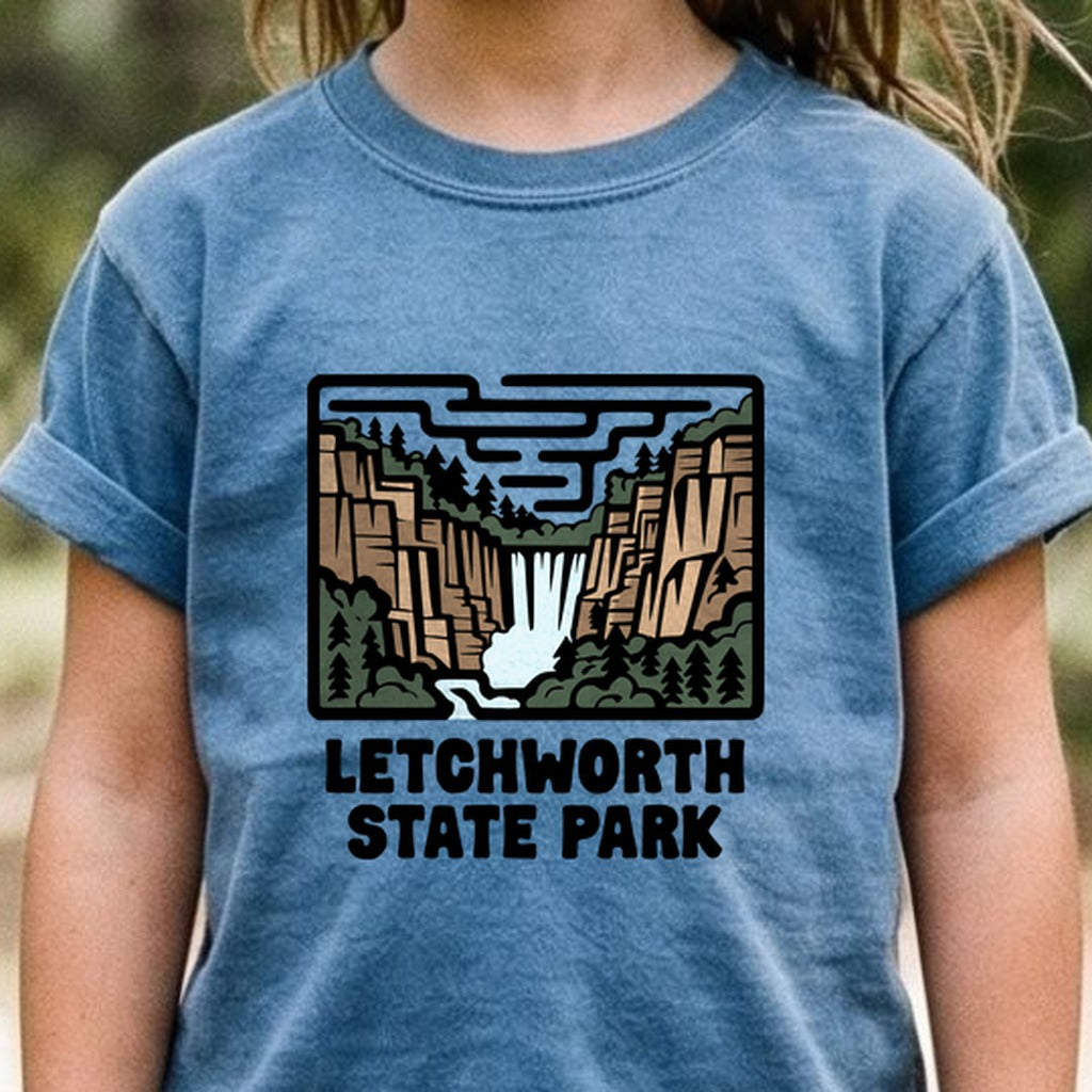 Letchworth State Park Kids Cotton T-Shirt