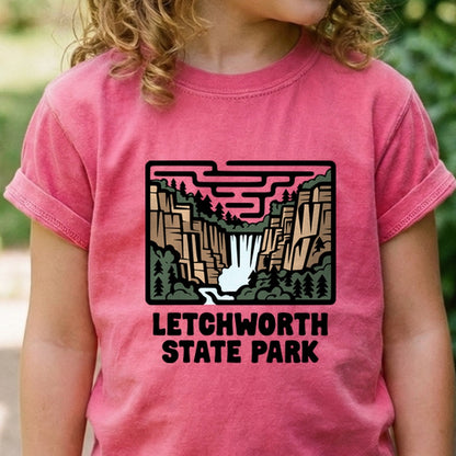Letchworth State Park Kids Cotton T-Shirt
