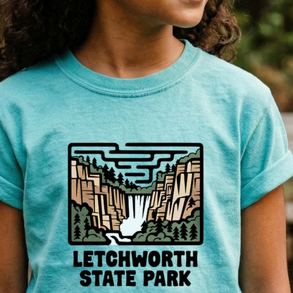 Letchworth State Park Kids Cotton T-Shirt