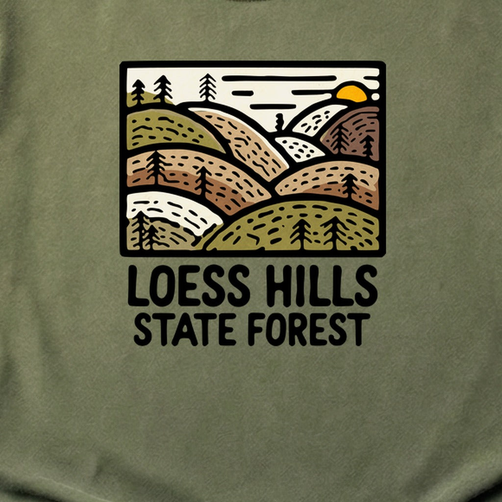 Loess Hills State Forest Cotton T-Shirt