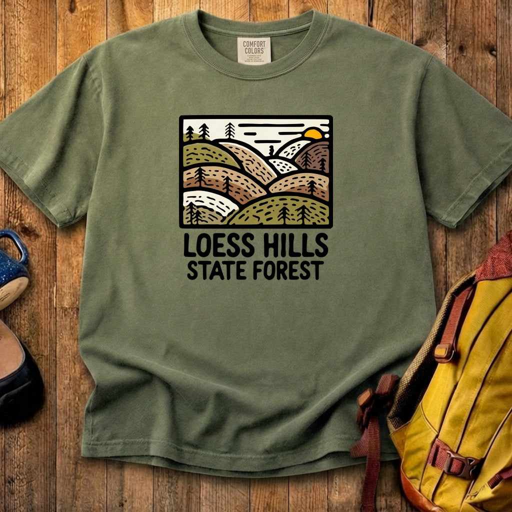 Loess Hills State Forest Cotton T-Shirt
