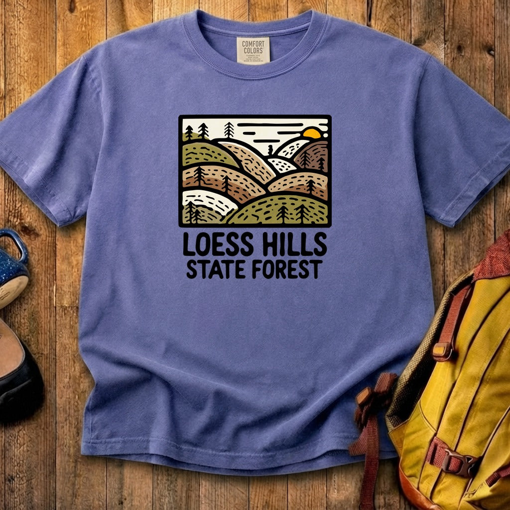 Loess Hills State Forest Cotton T-Shirt