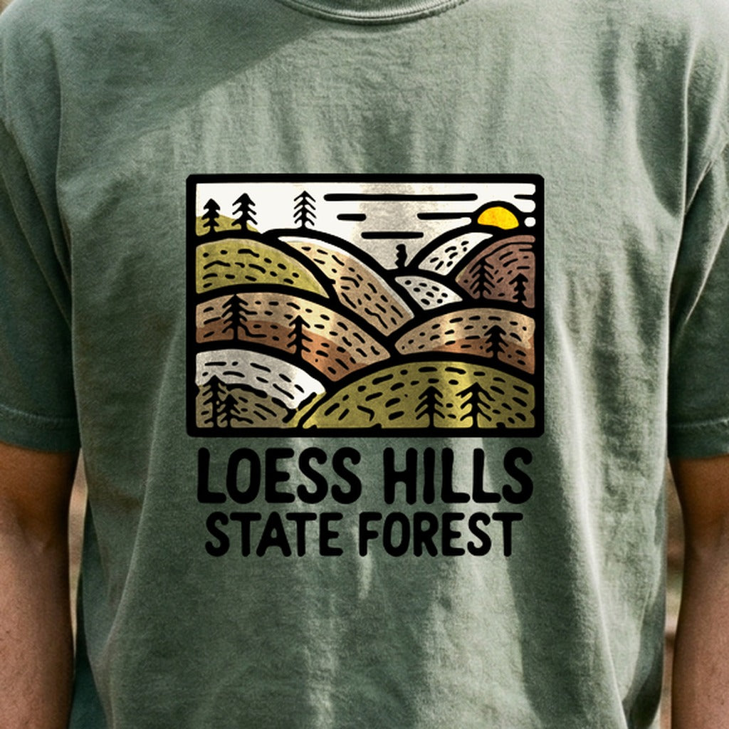 Loess Hills State Forest Cotton T-Shirt