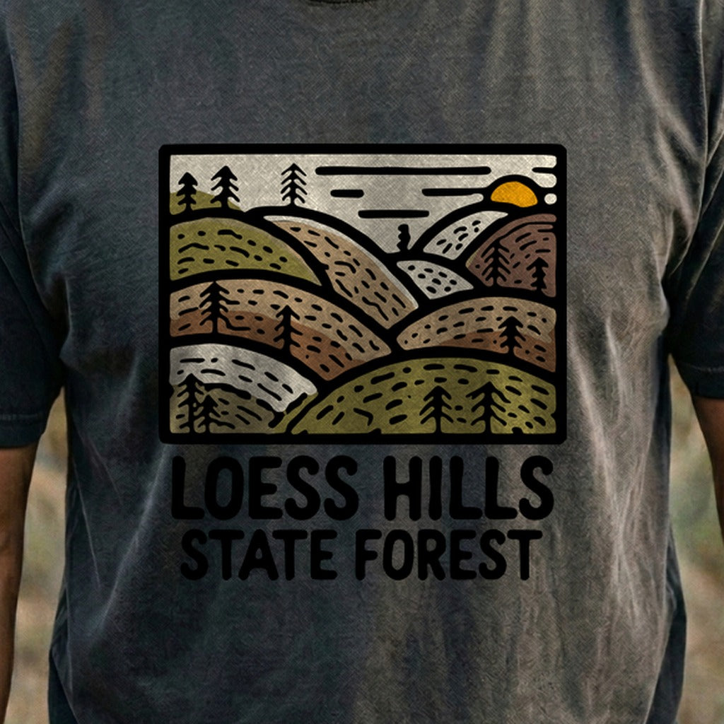 Loess Hills State Forest Cotton T-Shirt