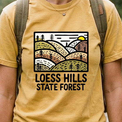 Loess Hills State Forest Cotton T-Shirt