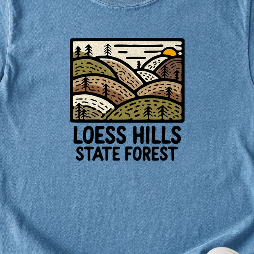 Loess Hills State Forest Kids Cotton T-Shirt