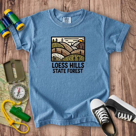 Loess Hills State Forest Kids Cotton T-Shirt