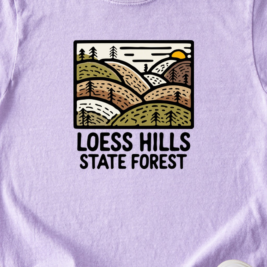 Loess Hills State Forest Kids Cotton T-Shirt