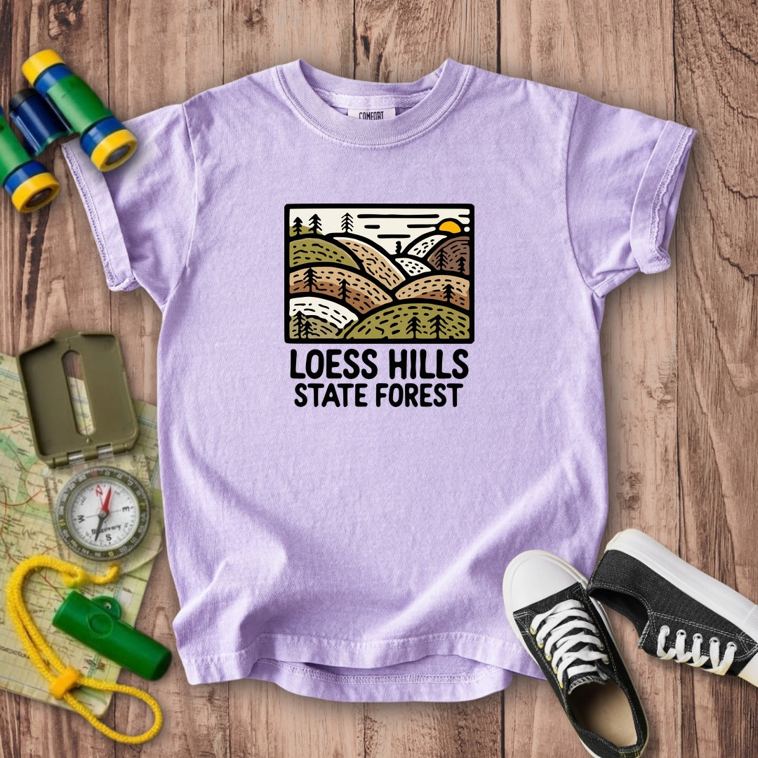 Loess Hills State Forest Kids Cotton T-Shirt
