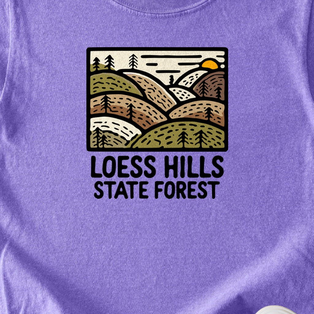 Loess Hills State Forest Kids Cotton T-Shirt