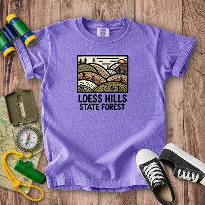 Loess Hills State Forest Kids Cotton T-Shirt