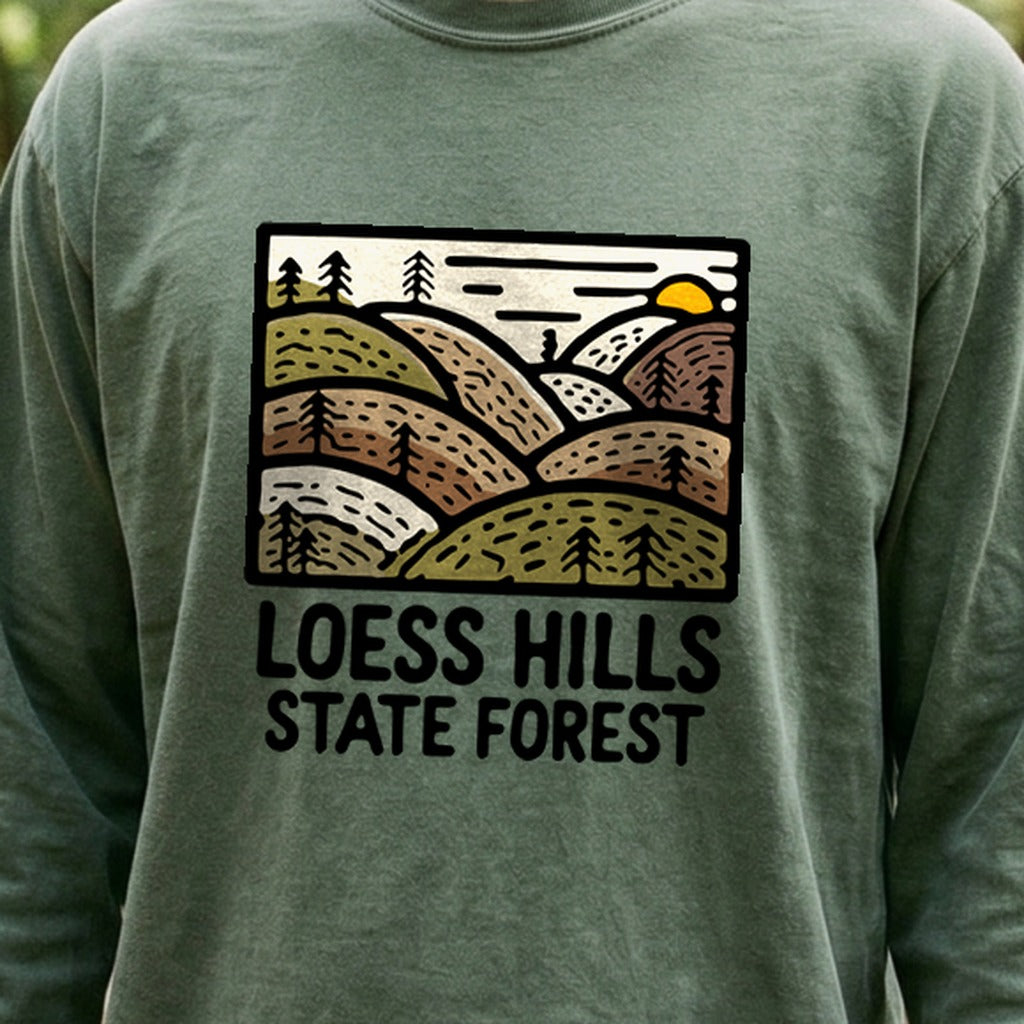 Loess Hills State Forest Cotton Long Sleeve