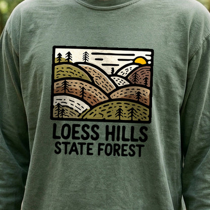 Loess Hills State Forest Cotton Long Sleeve