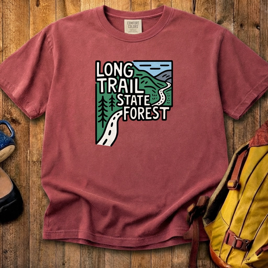 Long Trail State Forest Cotton T-Shirt