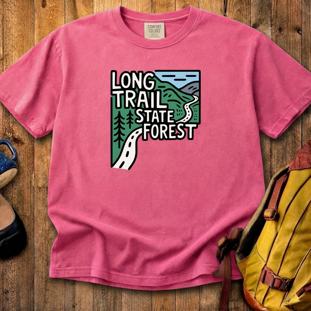 Long Trail State Forest Cotton T-Shirt