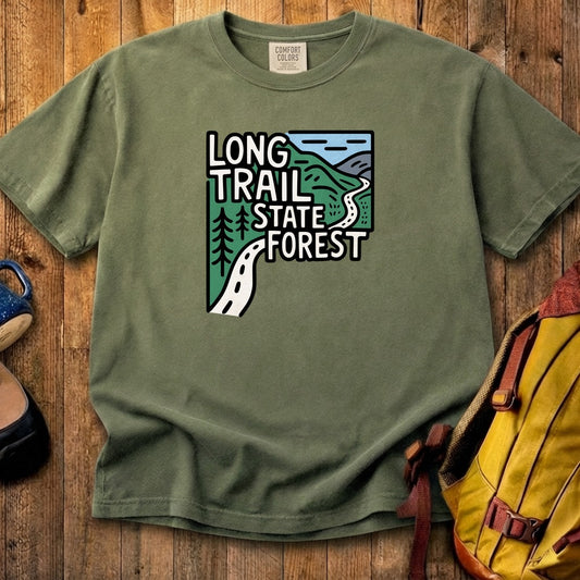 Long Trail State Forest Cotton T-Shirt