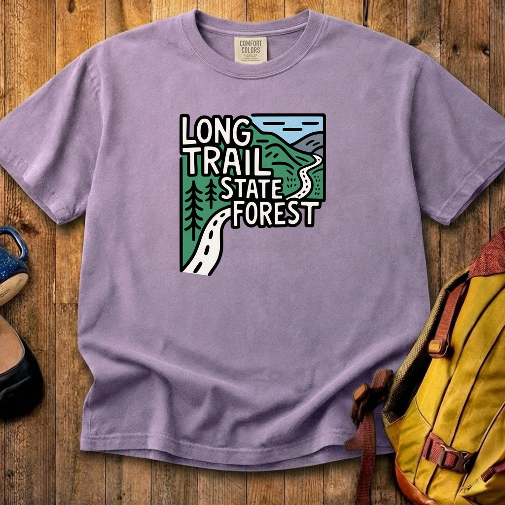 Long Trail State Forest Cotton T-Shirt