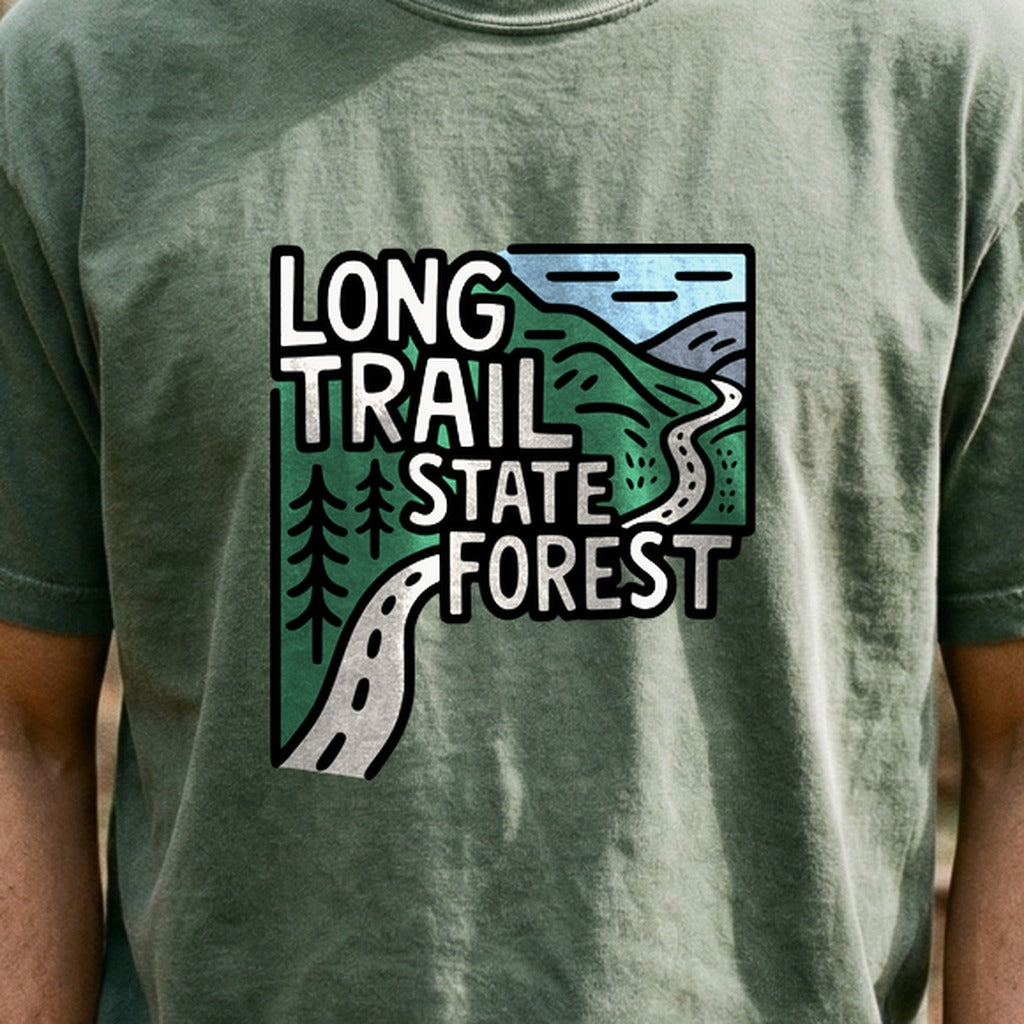 Long Trail State Forest Cotton T-Shirt