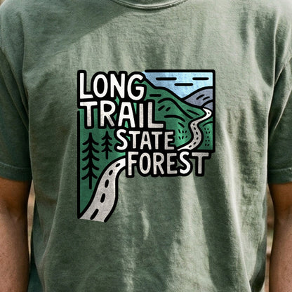 Long Trail State Forest Cotton T-Shirt