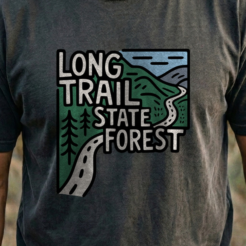 Long Trail State Forest Cotton T-Shirt