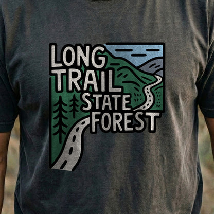 Long Trail State Forest Cotton T-Shirt