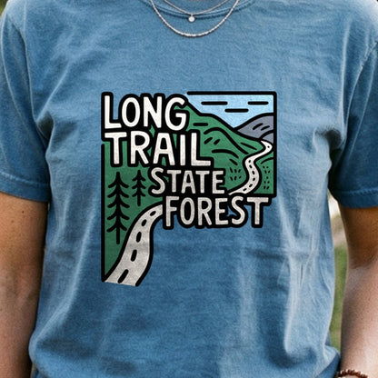 Long Trail State Forest Cotton T-Shirt