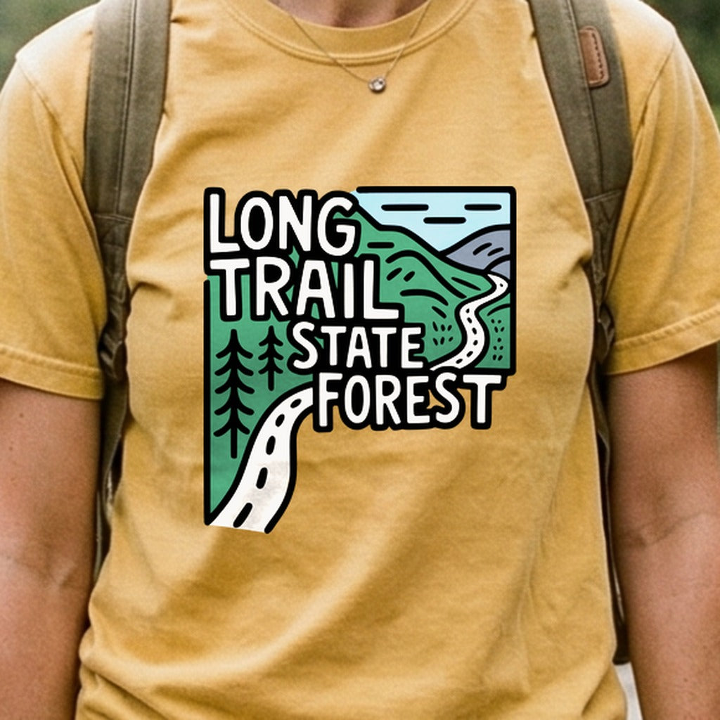 Long Trail State Forest Cotton T-Shirt