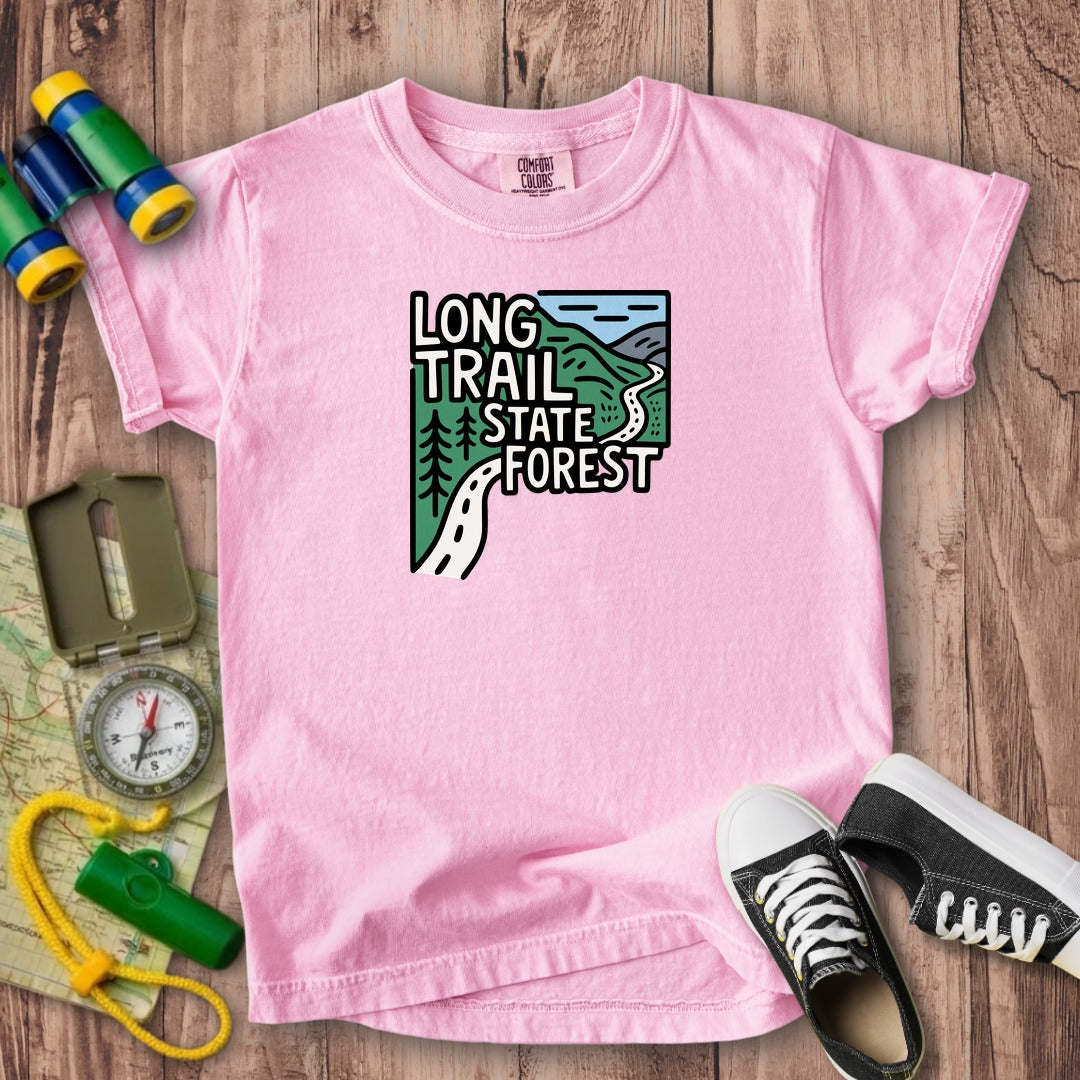 Long Trail State Forest Kids Cotton T-Shirt