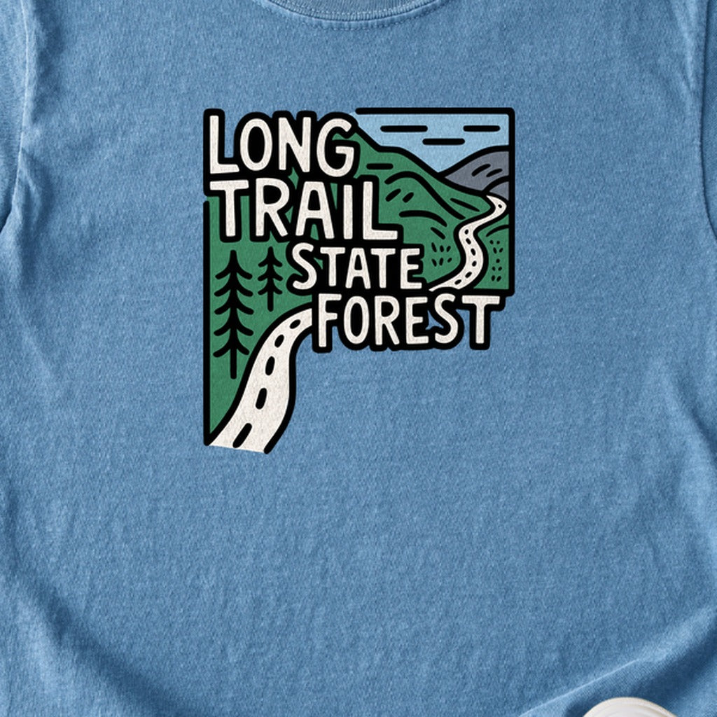 Long Trail State Forest Kids Cotton T-Shirt
