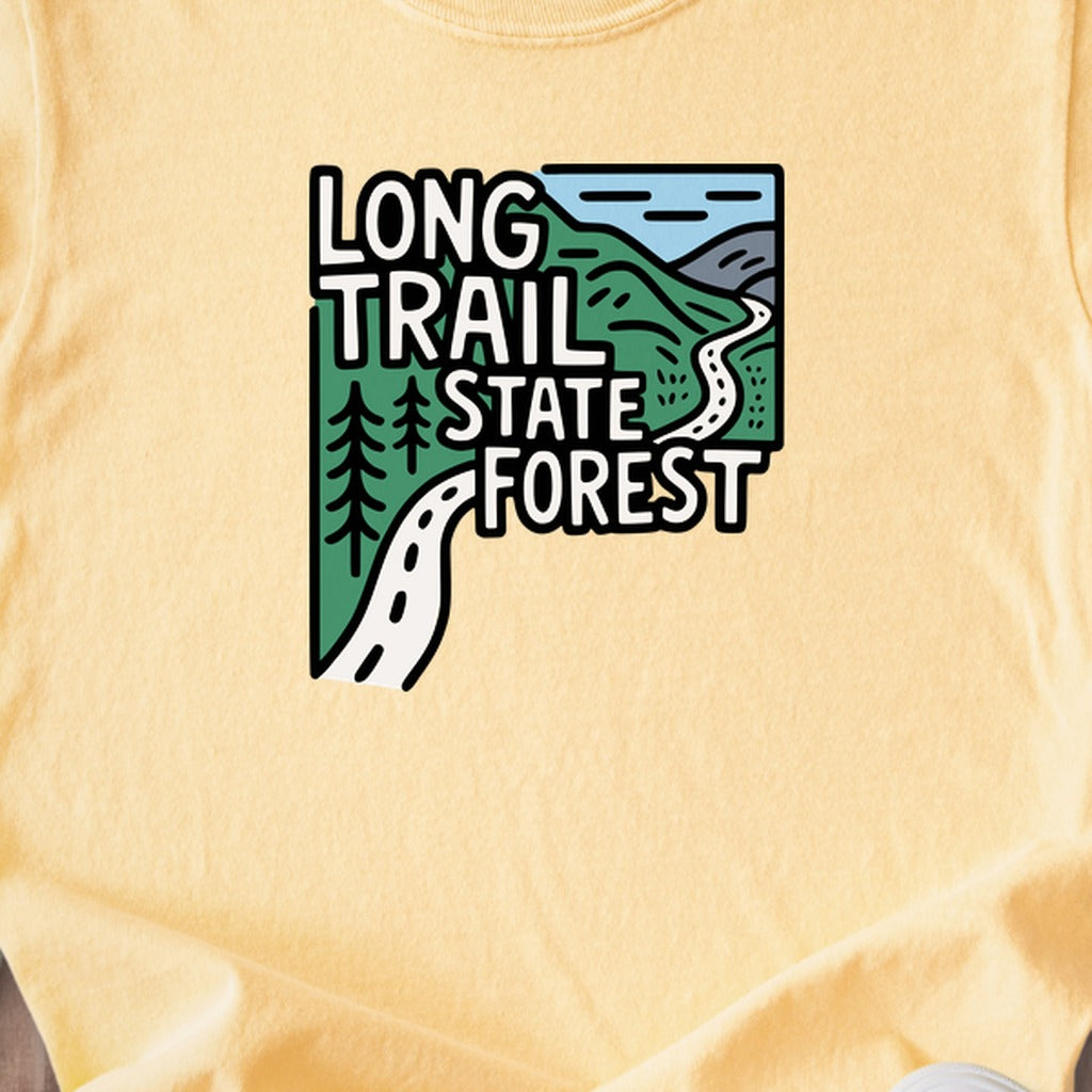 Long Trail State Forest Kids Cotton T-Shirt