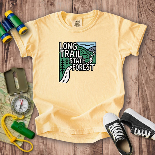 Long Trail State Forest Kids Cotton T-Shirt