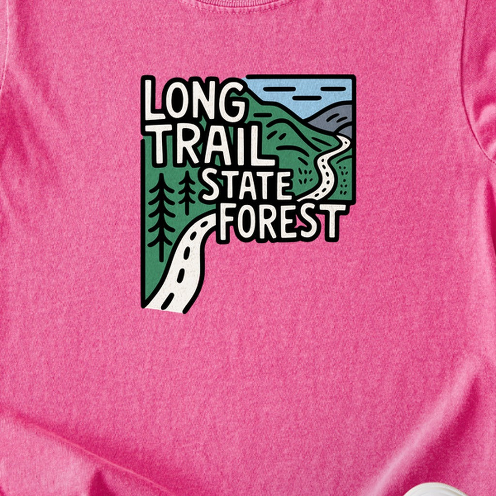 Long Trail State Forest Kids Cotton T-Shirt
