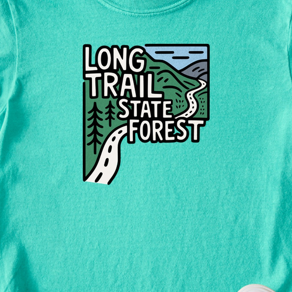 Long Trail State Forest Kids Cotton T-Shirt
