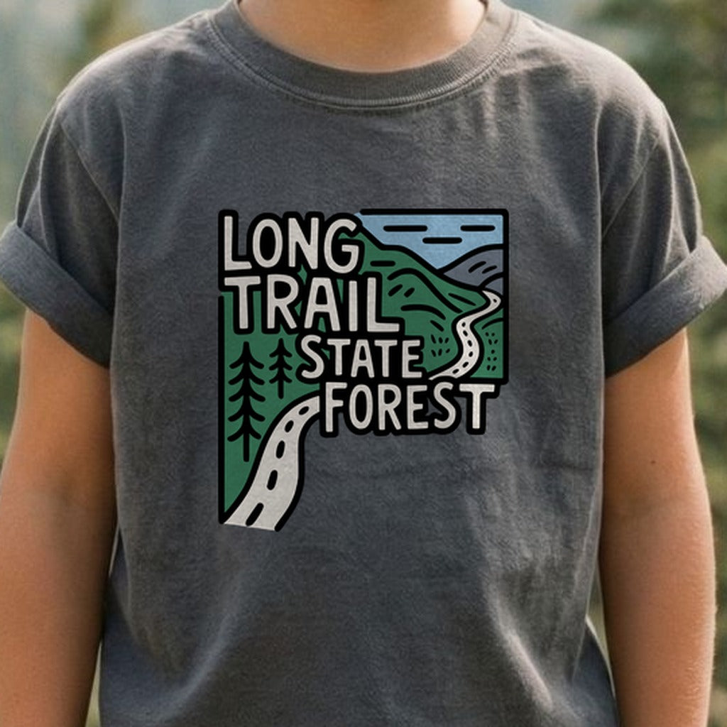 Long Trail State Forest Kids Cotton T-Shirt