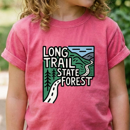 Long Trail State Forest Kids Cotton T-Shirt