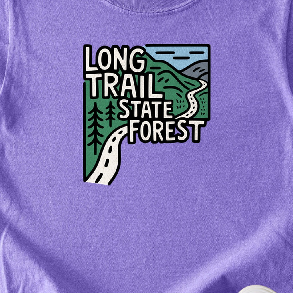 Long Trail State Forest Kids Cotton T-Shirt