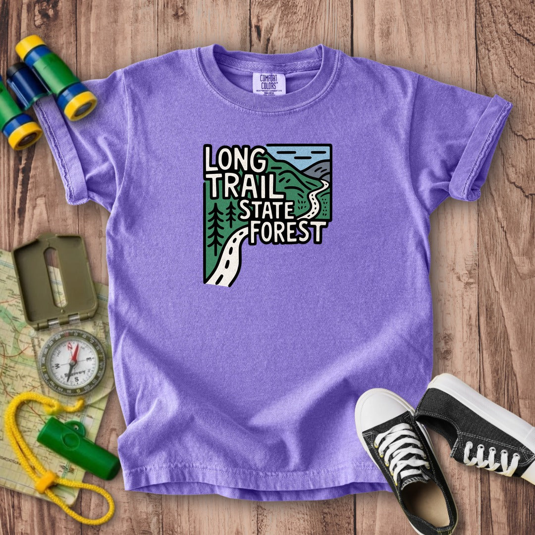 Long Trail State Forest Kids Cotton T-Shirt