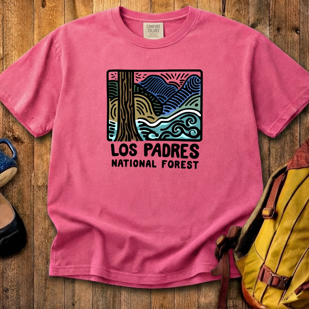 Los Padres National Forest Cotton T-Shirt