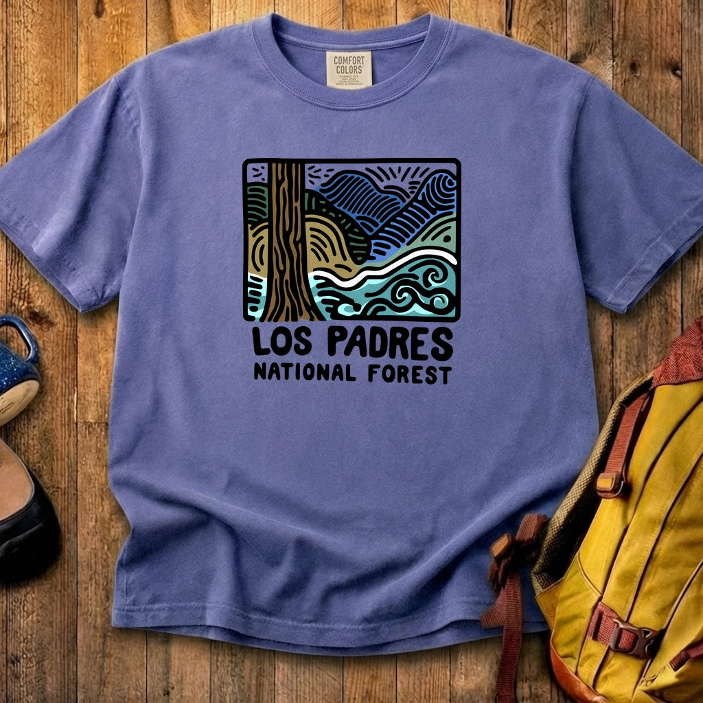 Los Padres National Forest Cotton T-Shirt