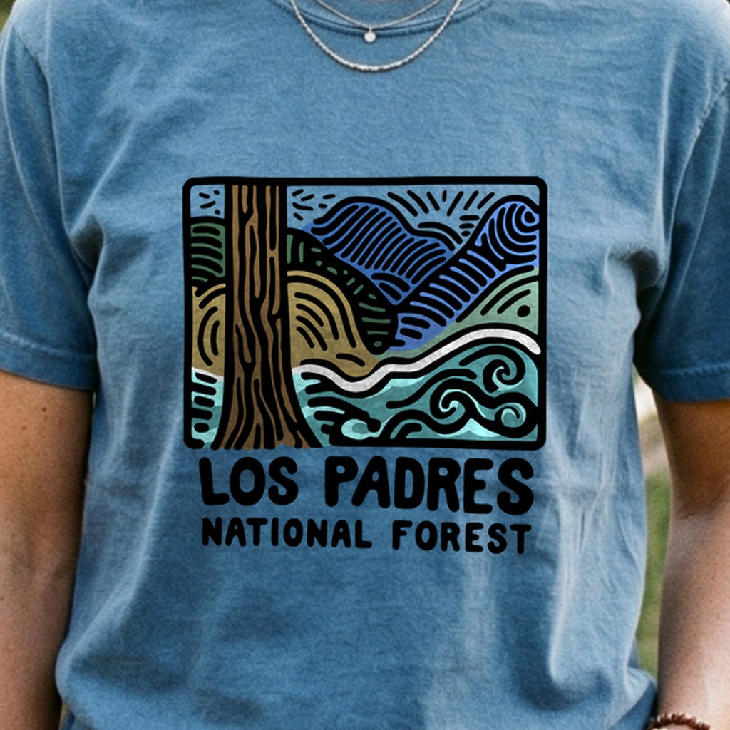 Los Padres National Forest Cotton T-Shirt