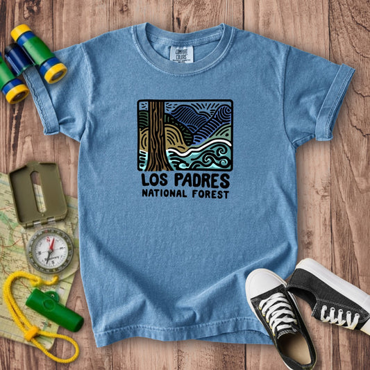 Los Padres National Forest Kids Cotton T-Shirt