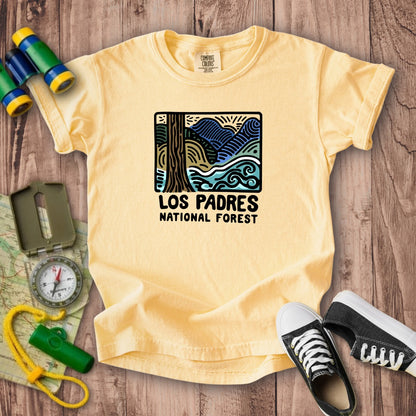 Los Padres National Forest Kids Cotton T-Shirt