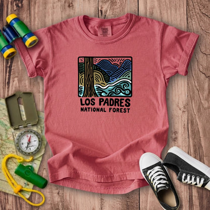 Los Padres National Forest Kids Cotton T-Shirt