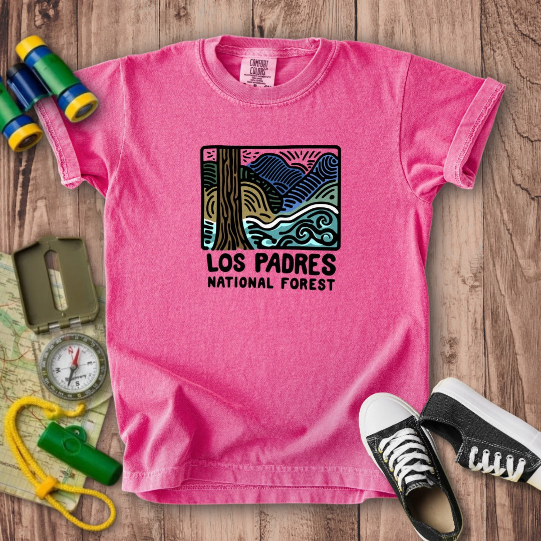 Los Padres National Forest Kids Cotton T-Shirt